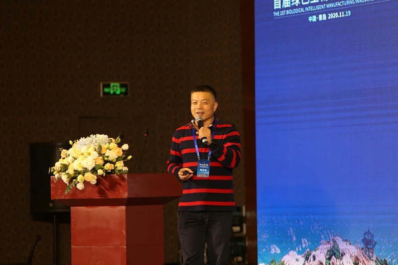 上海交通大學(xué)白林泉教授作《功能組學(xué)研究助推放線菌藥物高產(chǎn)》的主題報告。